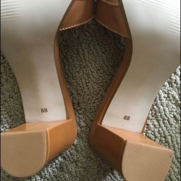 Talbots Chunky Heel Sandals women’s leather sandals, Brand new! size 6B - Picture 6 of 9